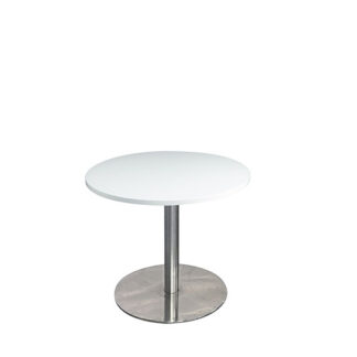 Sitztisch RONDO Ø80·H72 cm, Platte weiß