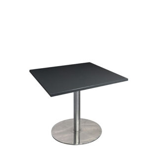 Sitztisch RONDO L80·B80·H72 cm, Platte anthrazit