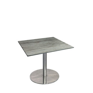 Sitztisch RONDO L80·B80·H72 cm, HPL grey