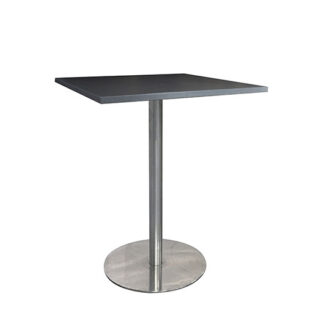 Stehtisch RONDO L80·B80·H112 cm, Platte anthrazit
