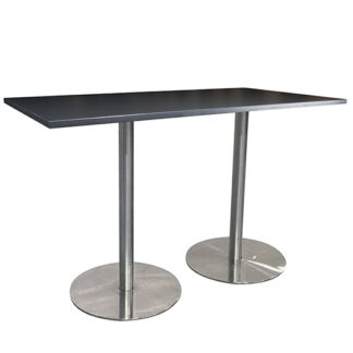 Stehtisch RONDO L160·B80 cm, Platte anthrazit