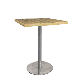 Stehtisch RONDO L80·B80·H112 cm, Platte Vintage