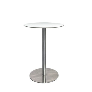 Stehtisch RONDO HPL Ø70·H112 cm, weiß
