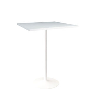 Stehtisch SNOW L80·B80·H110 cm, Platte weiß