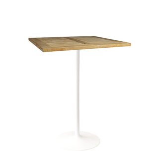 Stehtisch SNOW L80·B80·H110 cm, Platte Teak