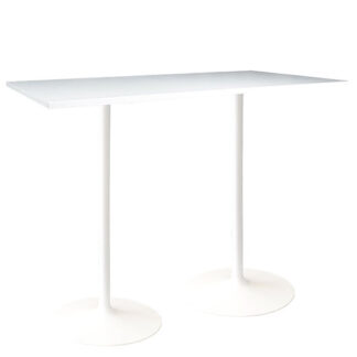 Stehtisch SNOW L160·B80·H110 cm, Platte weiß