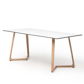 Sitztisch WINGS L180·B80·H74 cm, weiß