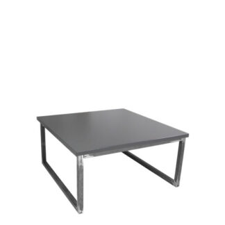 Loungetisch INDUSTRY L80·B80 cm, Platte anthrazit