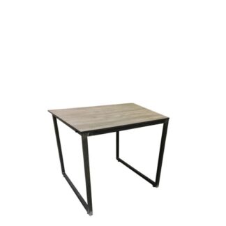 Sitztisch INDUSTRY L80·B80 cm, HPL Platte grey