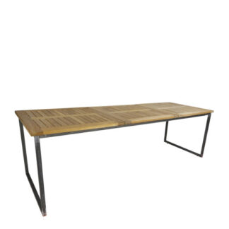 Sitztisch INDUSTRY L240·B80 cm, Platte Teak