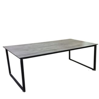 Sitztisch INDUSTRY L240·B80 cm, HPL Platte grey