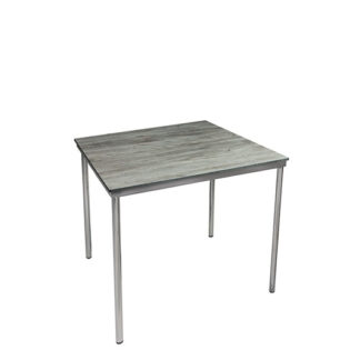 Sitztisch CONFERENCE HPL L80·B80·H75 cm, grau