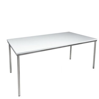 Sitztisch CONFERENCE L160·B80·H75 cm, Platte weiß