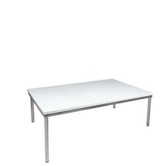 Loungetisch CONFERENCE L120·B80 cm, Platte weiß