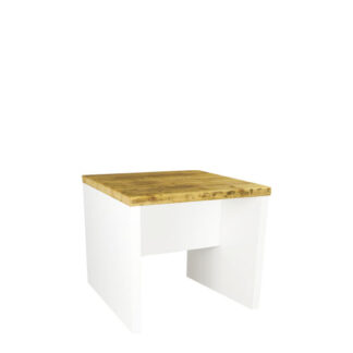 Sitztisch WHITE LOUNGE L79·B79·H73 cm, Vintage