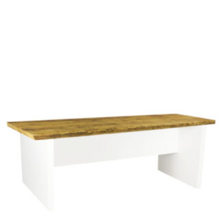 Sitztisch WHITE LOUNGE L237·B79·H73 cm, Vintage