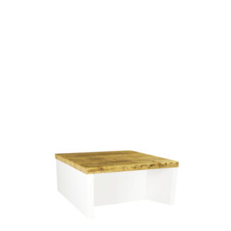 Loungetisch WHITE LOUNGE L79·B79·H43 cm, Vintage