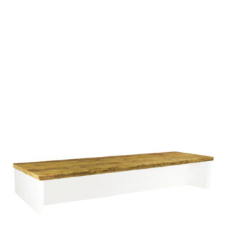 Loungetisch WHITE LOUNGE L237·B79·H43 cm, Vintage