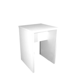 Brückentisch WHITE LOUNGE L78·B78·H108 cm, weiß