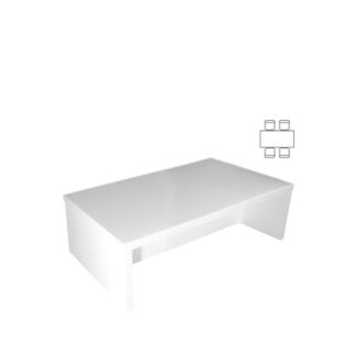 Loungetisch WHITE LOUNGE L120·B78·H43 cm, weiß