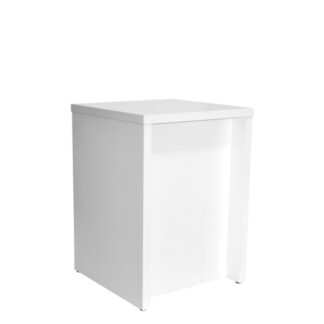 Counter WHITE LOUNGE L78·B78·H108 cm, weiß