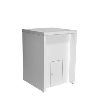 Counter PC WHITE LOUNGE L78·B78·H108 cm, weiß