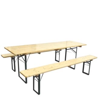 Langtischgarnitur L220·B70 cm, incl. Bänke, buche