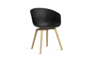 HAY About A Chair 22 Armlehnstuhl schwarz, eiche
