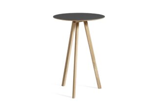 HAY Stehtisch CPH20 70cm rund, schwarz eiche