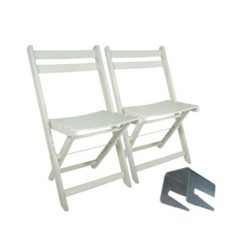 Reihenverbinder KLAPPSTUHL BUCHE, silber