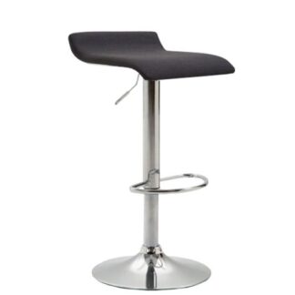 Barhocker FLY L36·B39·H63-84 cm, Leder, schwarz