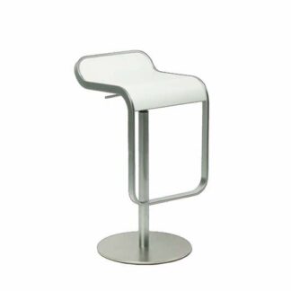 Barhocker LEM L42·B42·H74-87 cm, weiß