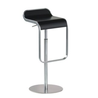 Barhocker LEM L42·B42·H74-87 cm, schwarz