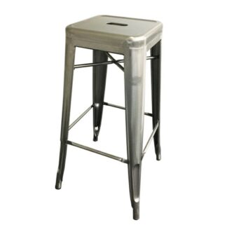 Barhocker TOLIX L43·B43·H76 cm, silbergrau