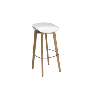 Barhocker DANSK L44·B46·H90 cm, low, weiß