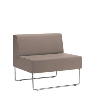 Sessel LOUNGE CUBE L74·B74·H70 cm, cappuccino