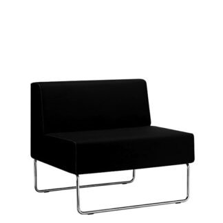 Sessel LOUNGE CUBE L74·B74·H70 cm, schwarz