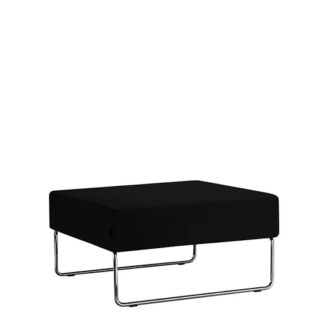 Hocker LOUNGE CUBE L74·B74·H40 cm, schwarz