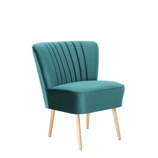 Sessel RETRO SAMT L62·B70·H74 cm, petrol