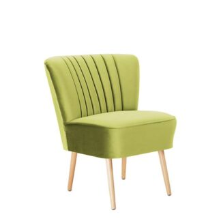 Sessel RETRO SAMT L62·B70·H74 cm, kiwigrün