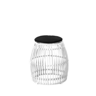Sitzkissen HOCKER PALM Ø40 cm, schwarz
