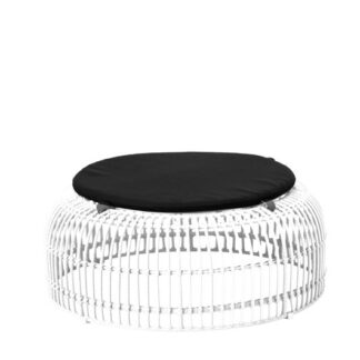 Sitzkissen HOCKER PALM Ø80 cm, schwarz