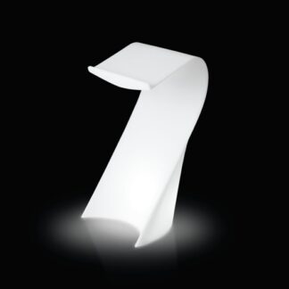 Pult SWISH SLIDE L62·B62 cm, LED, weiß