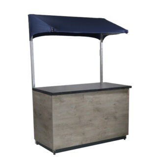 Marktstanddach L150·B75·H220 cm, dunkelblau