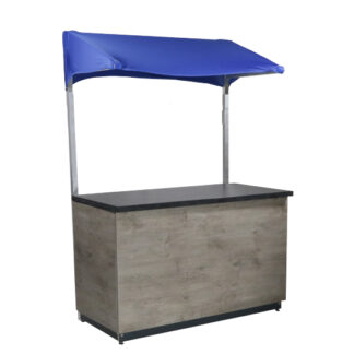 Marktstanddach L150·B75·H220 cm, blau