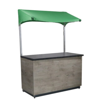 Marktstanddach L150·B75·H220 cm, grün