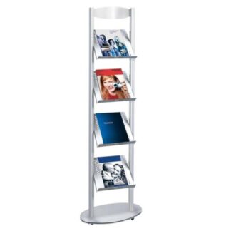 Prospektständer MAJESTIC L42·B34·H155 cm, 4·DIN A4