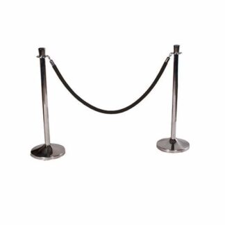 Trennkordel 150 cm, Samt, schwarz