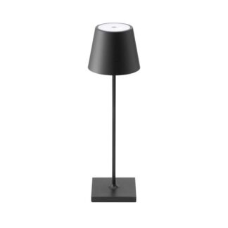 Tischleuchte AKKU H38 cm, LED, dimmbar, schwarz