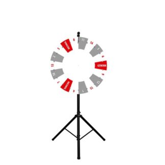 Glücksrad L100·B100·H160-200 cm, auf Stativ, B1